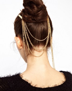 Гребінець для волосся з ланцюжками Romantic Гребінець для волосся з ланцюжками Romantic