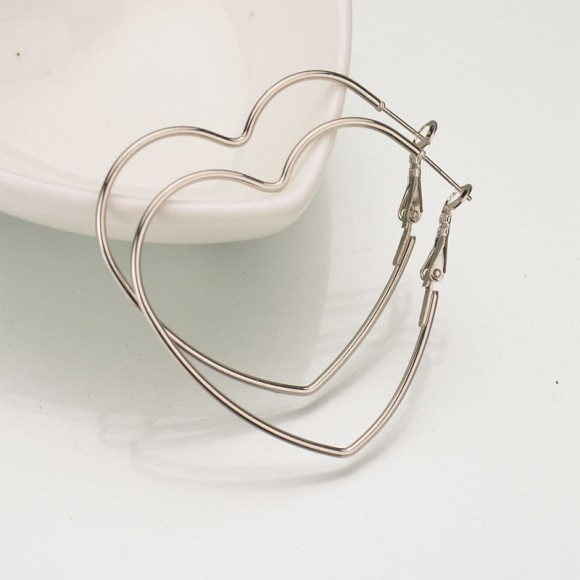 Сережки кільця Серце