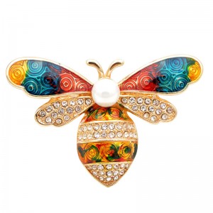 Брошь Разноцветная Пчела Брошь Разноцветная Пчела