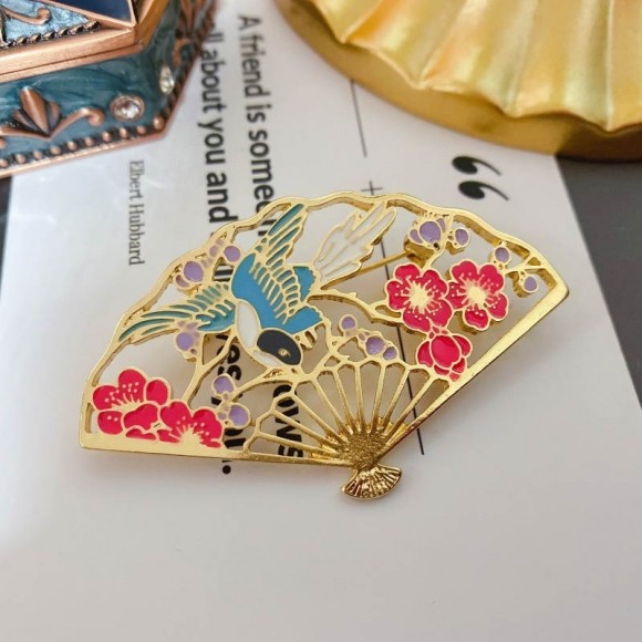 Брошь Веер Брошь Веер