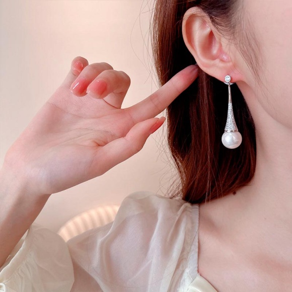 Серьги подвески Принцесса