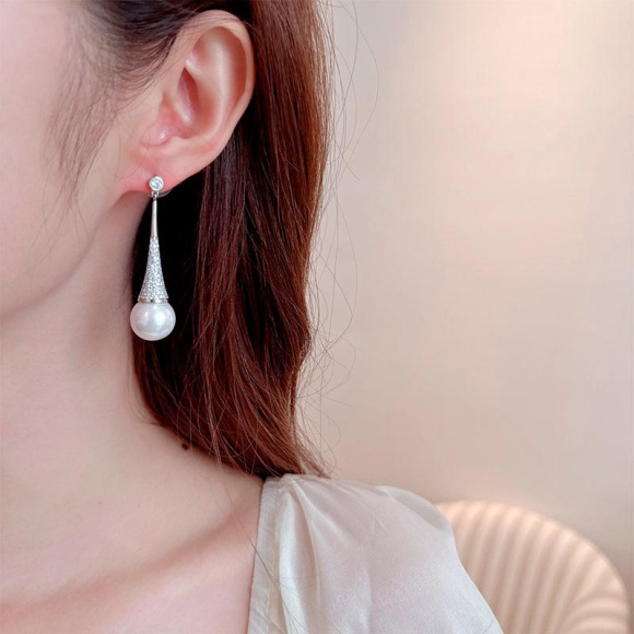 Серьги подвески Принцесса