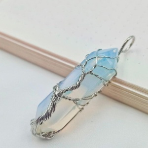 Кулон опал плетіння Кулон опал плетіння