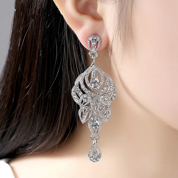 Вечерние серьги Императрица