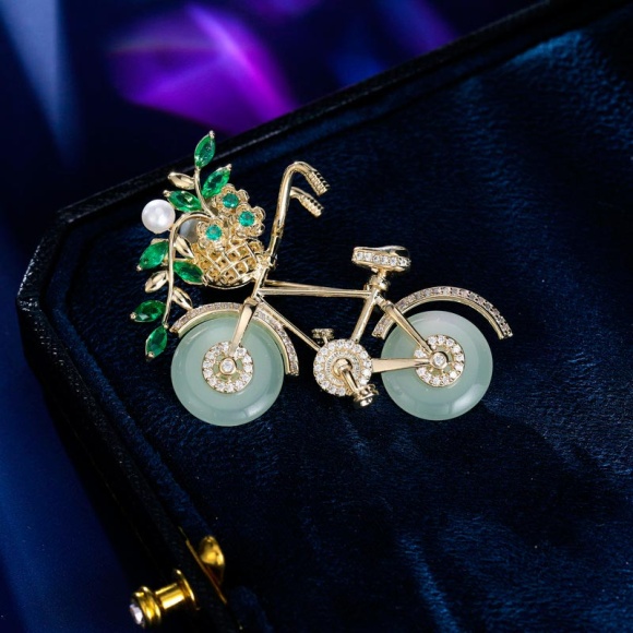 Преміум брошка Велосипед Преміум брошка Велосипед