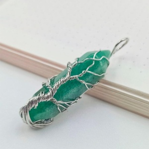 Кулон авантюрин плетіння Кулон авантюрин плетіння