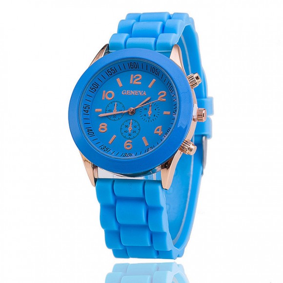 Годинник Geneva з силіконовим ремінцем