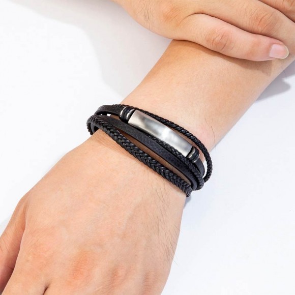 Кожаный браслет Джеймс