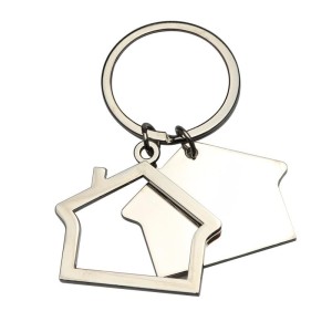Брелок для ключей Дом серебристый Брелок для ключей Дом серебристый