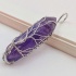 Кулон аметист плетіння