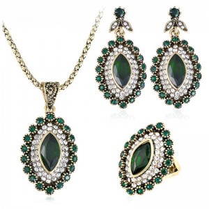 Набор украшений Аджена: кулон, серьги, кольцо Набор украшений Аджена: кулон, серьги, кольцо