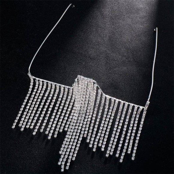 Модные очки с кристаллами