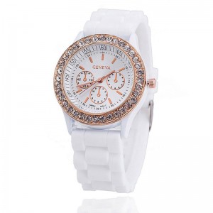 Годинник Geneva з силіконовим ремінцем Crystal