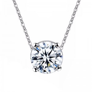 Срібний ланцюжок з камінчиком Циркон Срібний ланцюжок з камінчиком Циркон