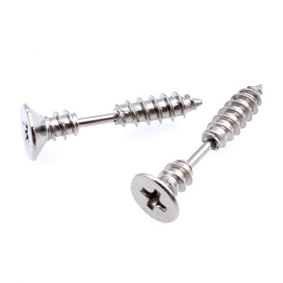 Серьги бижутерия Шуруп Серьги бижутерия Шуруп