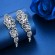 Весільні сережки Annie з кристалами сваровські