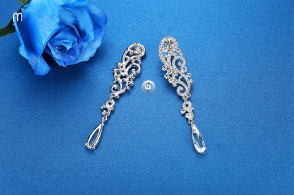 Сережки з камінням Марго