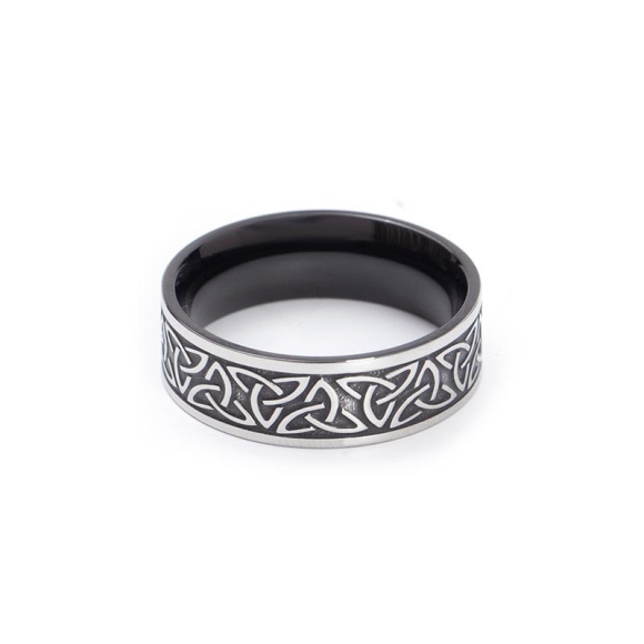 Кільце із сталі символ Трикветр R-M7931 Кільце із сталі символ Трикветр R-M7931