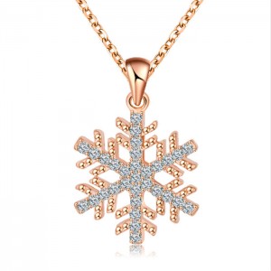 Кулон с цепочкой Снежинка Зима Кулон с цепочкой Снежинка Зима