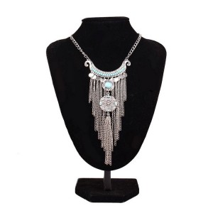 Колье с монетами в винтажном стиле Богемия