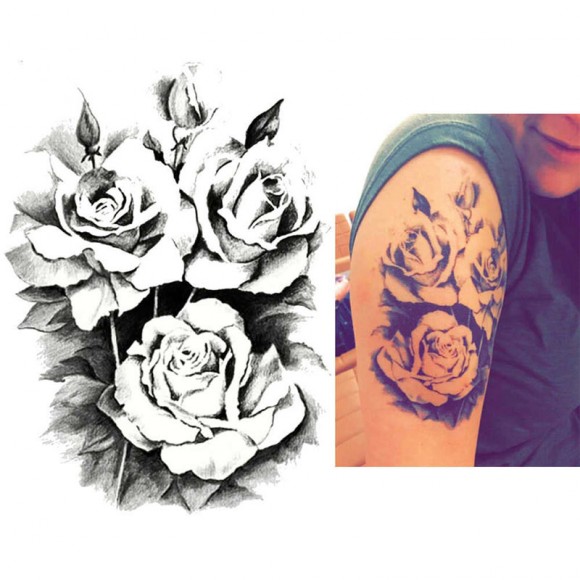 Тимчасове татуювання — Молоді троянди KM — 101