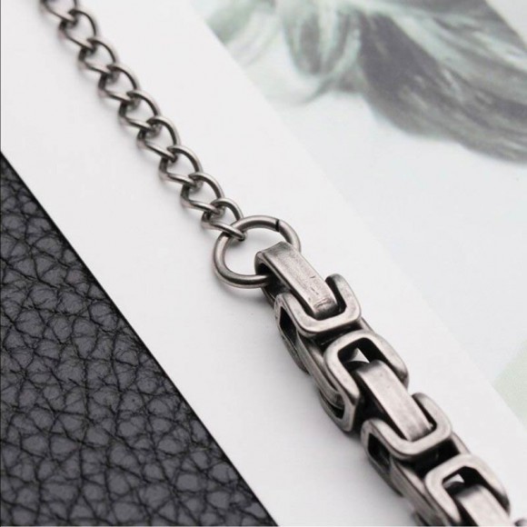 Браслет із сталі ланцюжок Грей Браслет із сталі ланцюжок Грей