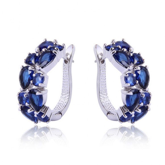 Сережки з камінням Multicolor Zircon Сережки з камінням Multicolor Zircon