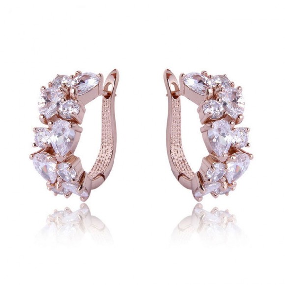 Сережки з камінням Multicolor Zircon Сережки з камінням Multicolor Zircon