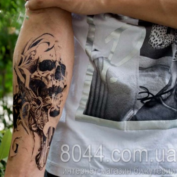 Тимчасовий тату - Череп HB-058