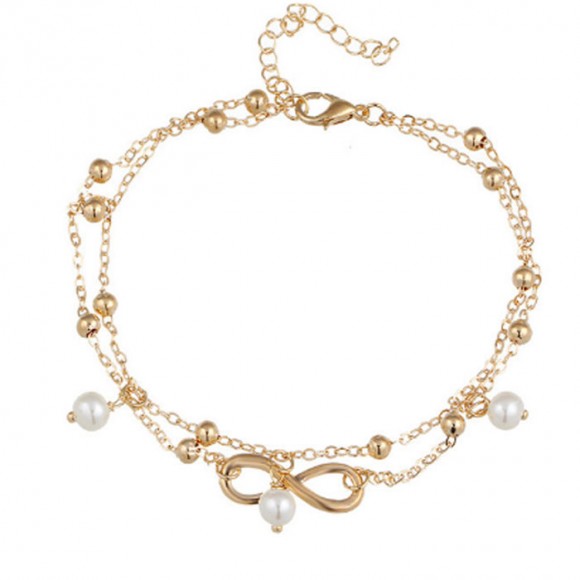 Браслет на ногу Нескінченність Браслет на ногу Нескінченність