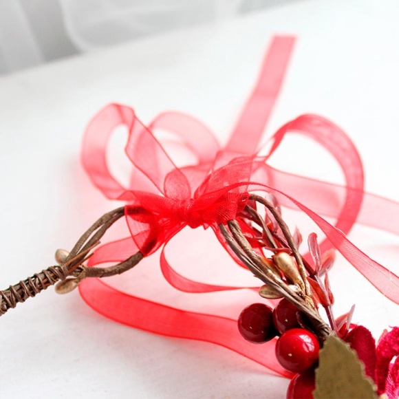 Венок на голову с цветами Калина