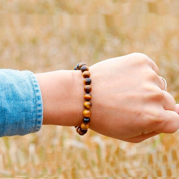 Браслет натурального камня Тигровый глаз Премиум Браслет натурального камня Тигровый глаз Премиум