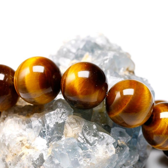 Браслет натурального камня Тигровый глаз Премиум Браслет натурального камня Тигровый глаз Премиум