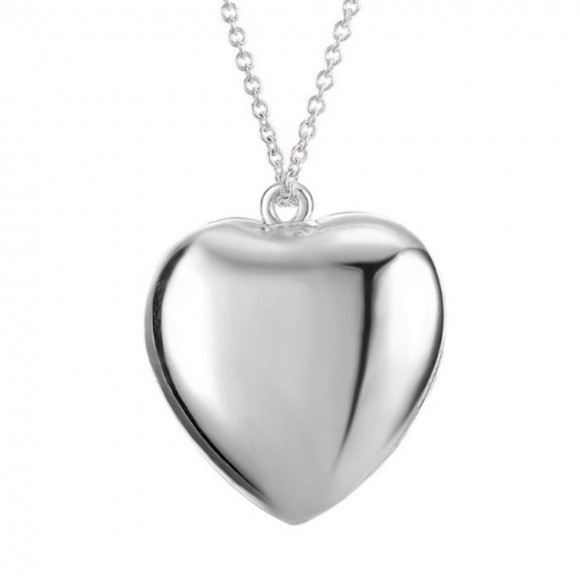 Кулон с цепочкой Сердце светится в темноте люминесцентное Кулон с цепочкой Сердце светится в темноте люминесцентное