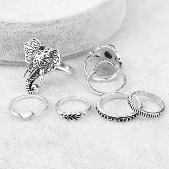 Кольца на фаланги пальцев Слон Elephant Кольца на фаланги пальцев Слон Elephant
