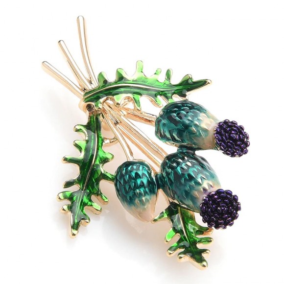 Брошь Чертополох Брошь Чертополох