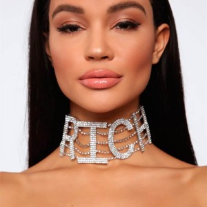 Чокер с кристаллами RICH Чокер с кристаллами RICH