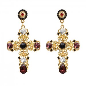 Сережки Хрести Bohemian Large Сережки Хрести Bohemian Large