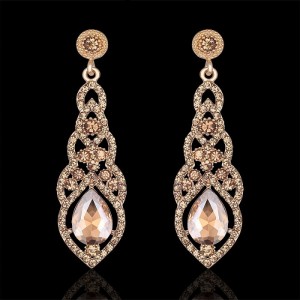 Вечерние серьги с камнями Nicole Вечерние серьги с камнями Nicole