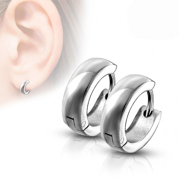 Чоловічі сережки кільця зі сталі Spikes Ring SE-2003 Чоловічі сережки кільця зі сталі Spikes Ring SE-2003