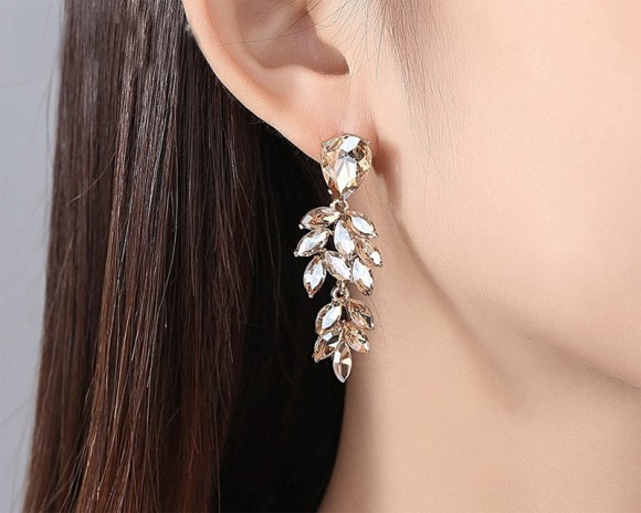 Сережки з камінням Ізабелла Сережки з камінням Ізабелла