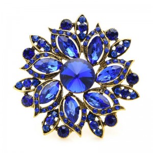 Брошь кристальный цветок Изобилие Брошь кристальный цветок Изобилие