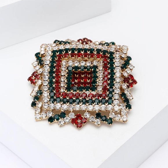 Брошь орнамент вышиванки