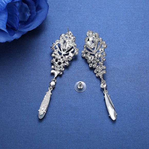 Сережки з камінням Королівські